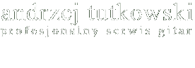 andrzej tutkowski - profesjonalny serwis gitar